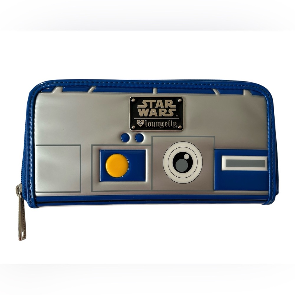 Rare Disney Loungefly R2D2 Bifold Wallet
